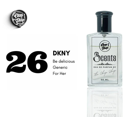 26. DKNY be delicious 50ml (Her) - The Chop Shop Scents