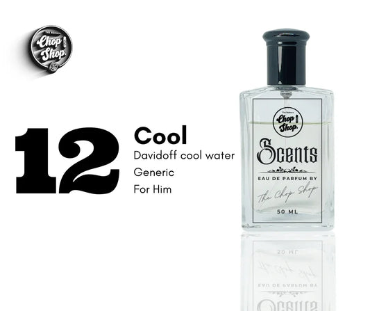 12. Cool 50ml (Him) - The Chop Shop Scents