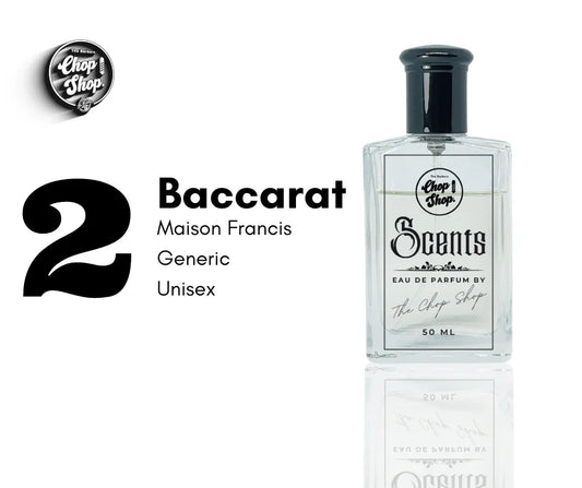 2. Baccarat 50ml (Uni) - The Chop Shop Scents