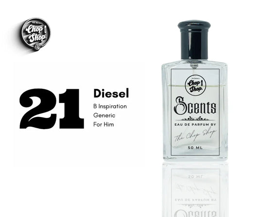 21. Diesel 50ml (Him) - The Chop Shop Scents